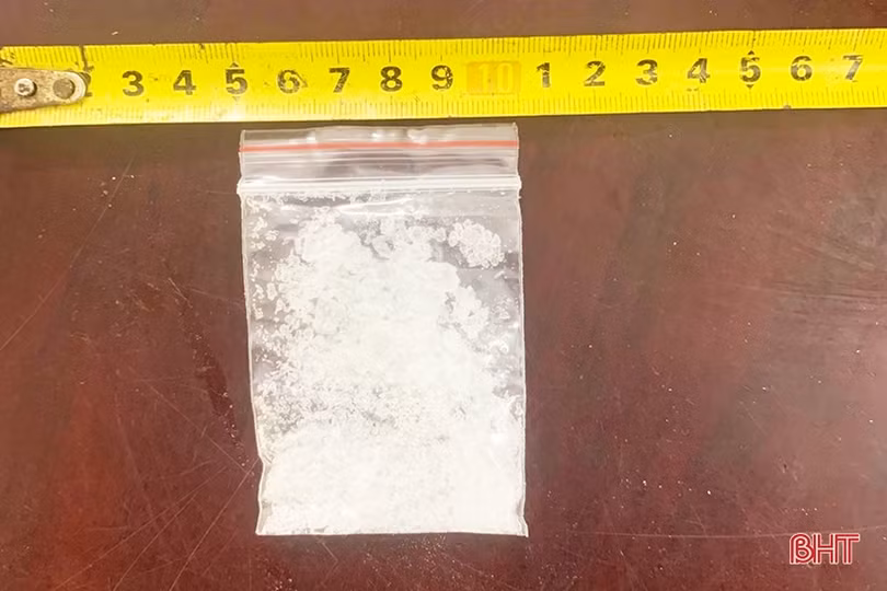 Công an huyện Hương Khê khởi tố đối tượng tàng trữ trái phép chất ma tuý