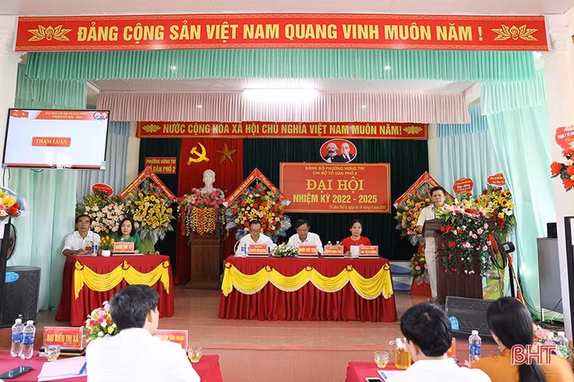 TX Kỳ Anh tổ chức đại hội điểm chi bộ khối nông thôn