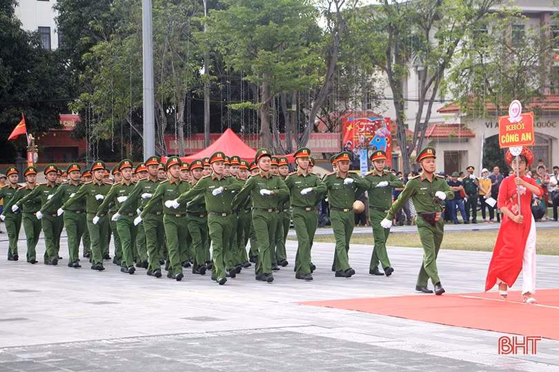 Những hình ảnh ấn tượng tại lễ khai mạc Đại hội TDTT thành phố Hà Tĩnh lần thứ IX năm 2022