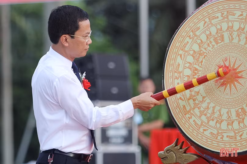 Những hình ảnh ấn tượng tại lễ khai mạc Đại hội TDTT thành phố Hà Tĩnh lần thứ IX năm 2022