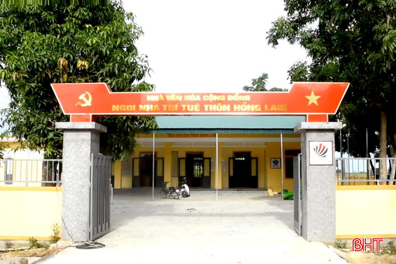 Nhà văn hoá cộng đồng - Ngôi nhà trí tuệ thôn Hồng Lam mới được nâng cấp, cải tạo. DT Hong Lam Untitled.jpg