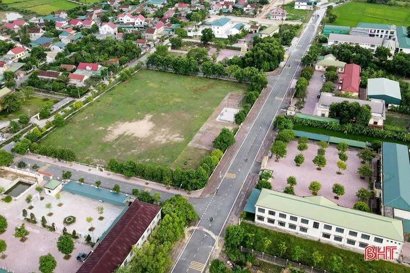 Diện mạo xã Thuận Lộc ngày càng khang trang.