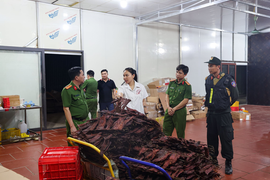 Sản xuất thịt trâu gác bếp rồi dán mác Hà Giang để bán