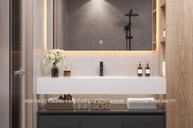 Chọn tủ lavabo chuẩn phong cách: Bí quyết phối hợp đẹp và tiện ích