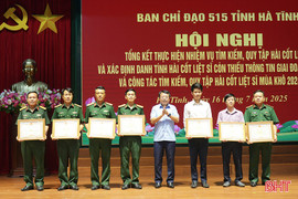 Còn thông tin thì tiếp tục tìm kiếm, quy tập hài cốt liệt sĩ