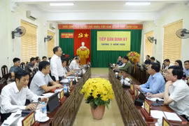 Bí thư Tỉnh ủy Nguyễn Duy Lâm tiếp công dân định kỳ tháng 3