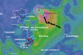 Bão Tapah tăng cấp và di chuyển nhanh, miền Bắc sắp mưa to