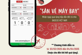 Đặt vé máy bay – nhận ngay phụ kiện công nghệ cao cấp Baseus