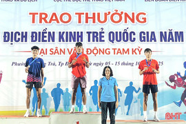 Hà Tĩnh giành 5 huy chương tại giải điền kinh trẻ quốc gia