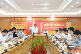 UBND tỉnh họp phiên thường kỳ tháng 9 và các nội dung thuộc thẩm quyền