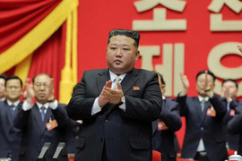 Ông Kim Jong Un tái đắc cử Tổng Bí thư Đảng Lao động Triều Tiên