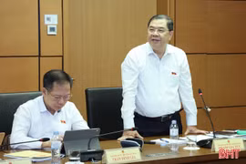 Đoàn ĐBQH tỉnh Hà Tĩnh tiếp tục thảo luận tổ về tình hình kinh tế - xã hội