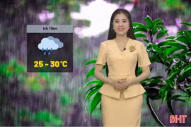 Dự báo thời tiết Hà Tĩnh ngày 6/8: Mưa trên diện rộng