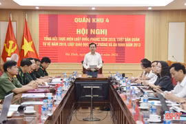 Nâng cao hiệu quả thi hành các luật về quân sự, quốc phòng