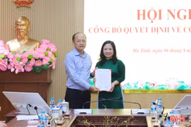 Công bố quyết định bổ nhiệm Phó Chánh Văn phòng Đoàn ĐBQH & HĐND tỉnh Hà Tĩnh