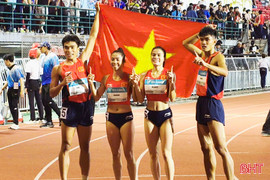 Điền kinh Hà Tĩnh tiếp tục giành huy chương vàng SEA Games 33