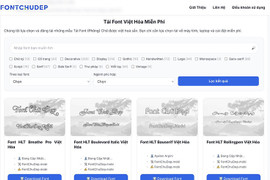 Tải và cài đặt +1000 font chữ đẹp cho máy tính laptop miễn phí