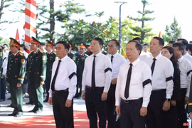 Trang trọng lễ truy điệu, an táng hài cốt liệt sỹ quân tình nguyện, chuyên gia Việt Nam hy sinh tại Lào