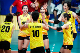 Tuyển bóng chuyền nữ Việt Nam đặt mục tiêu lịch sử ở SEA Games