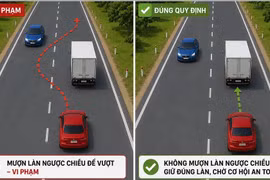 Cục CSGT đề xuất không cho mượn làn ngược chiều để vượt xe