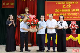 Ra mắt Quỹ Khuyến học và phát triển trí tuệ xã Sơn Tiến