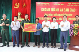 MB Quảng Trị bàn giao công trình “Nước sạch vì cộng đồng” tại Bản Chùa