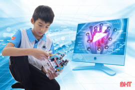 Cậu học trò Hà Tĩnh tỏa sáng tại Cuộc thi Sáng tạo Robotics