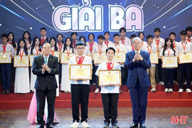 Học sinh Hà Tĩnh đạt giải ba cuộc thi sáng tạo toàn quốc 
