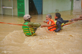 Thông tin mới nhất về thiệt hại do mưa lũ gây ra ở miền Trung