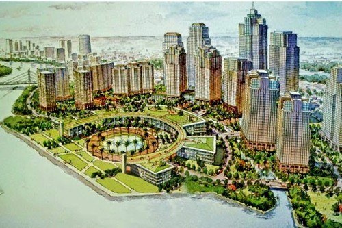 Phối cảnh tổng thể dự án Vinhomes Tân Cảng.