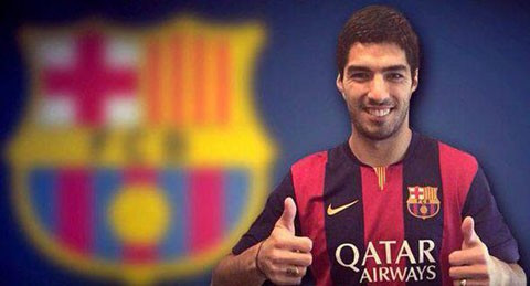 Suarez đã đến Barca.