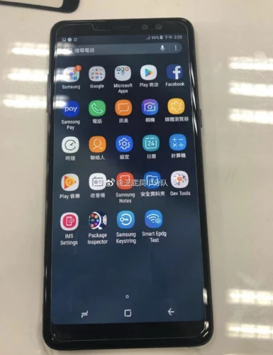 anh thuc te dau tien ve galaxy a 2018 man hinh vo cuc