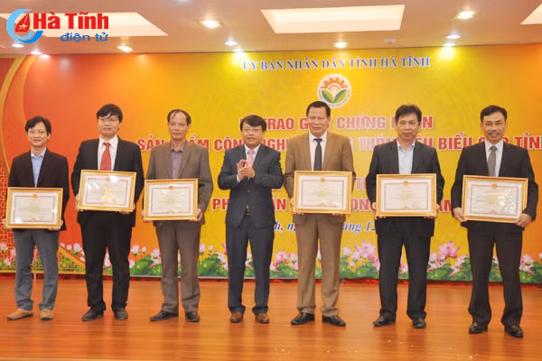 vinh danh 38 san pham cong nghiep nong thon tieu bieu ha tinh