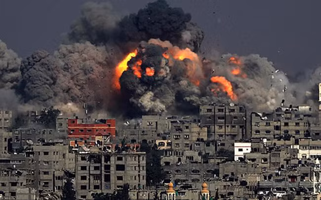 israel khong kich cac muc tieu hamas o dai gaza