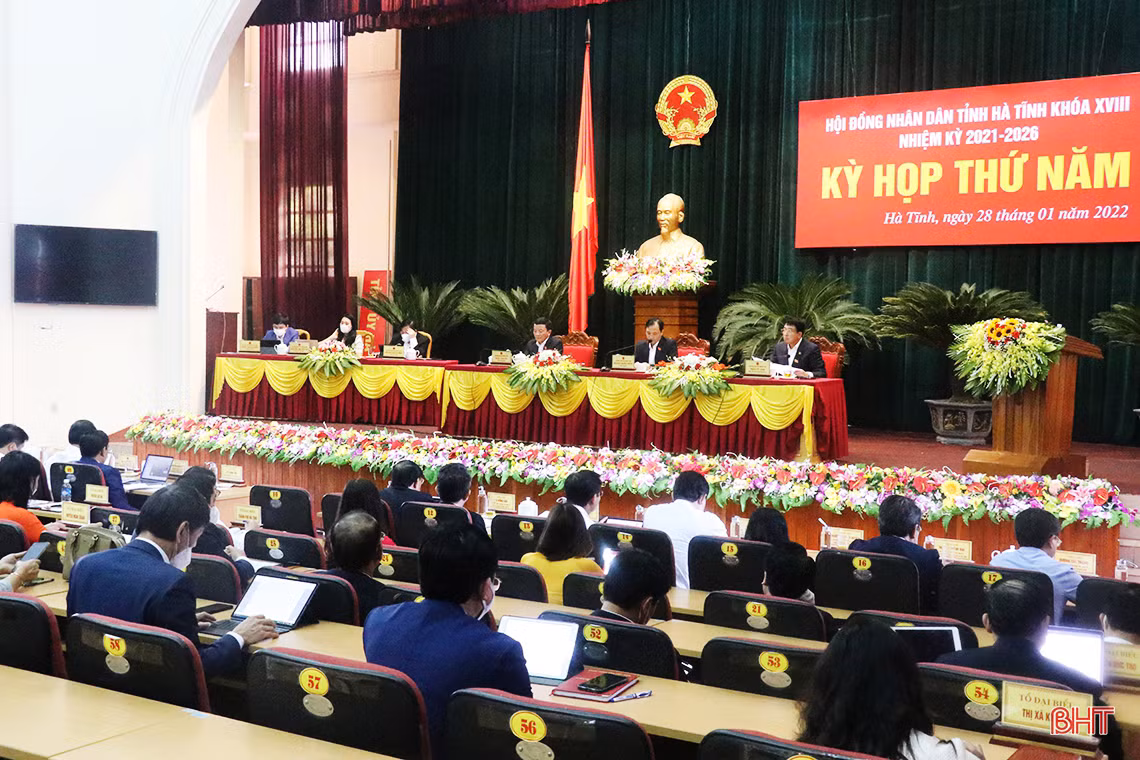 Kỳ họp thứ 5 HĐND tỉnh Hà Tĩnh thông qua 3 nghị quyết quan trọng về quy hoạch, đầu tư công