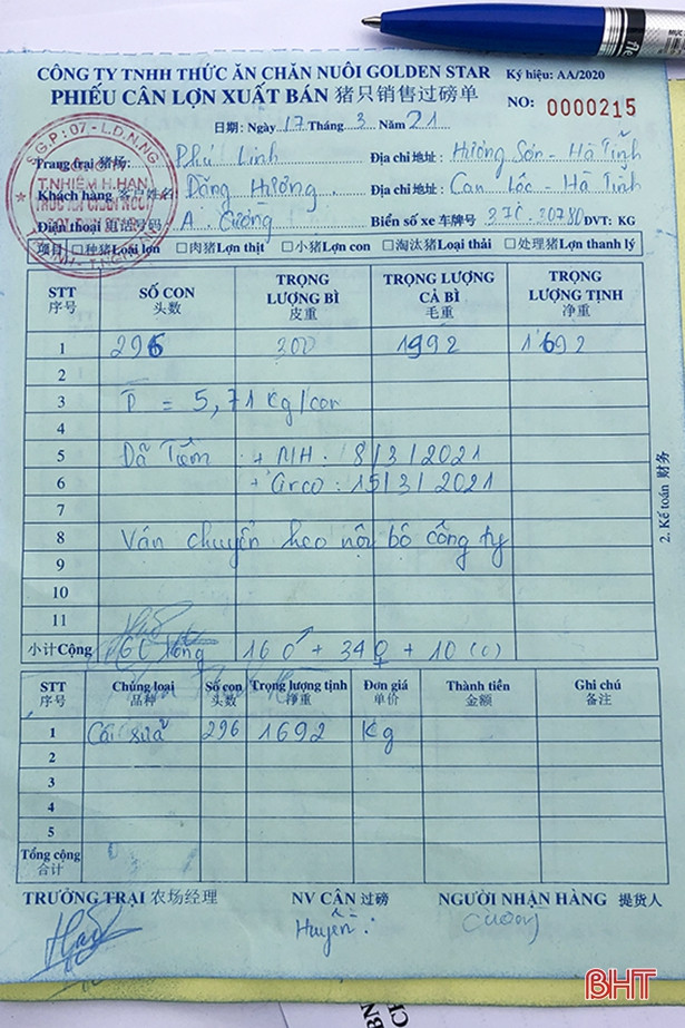 Hà Tĩnh: Xe ô tô chở 296 con lợn “thông chốt” kiểm dịch