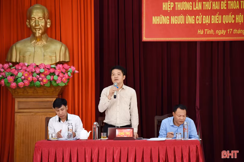 Thống nhất danh sách sơ bộ 118 người ứng cử đại biểu HĐND tỉnh Hà Tĩnh 