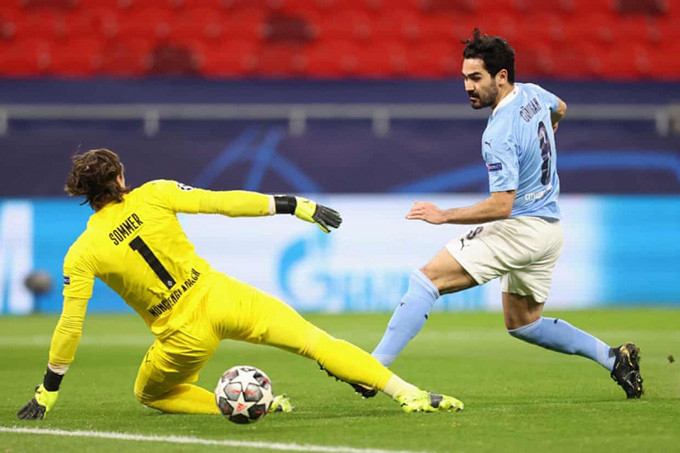 Kết quả Man City 2-0 Mgladbach: Man xanh nhẹ nhàng và tứ kết