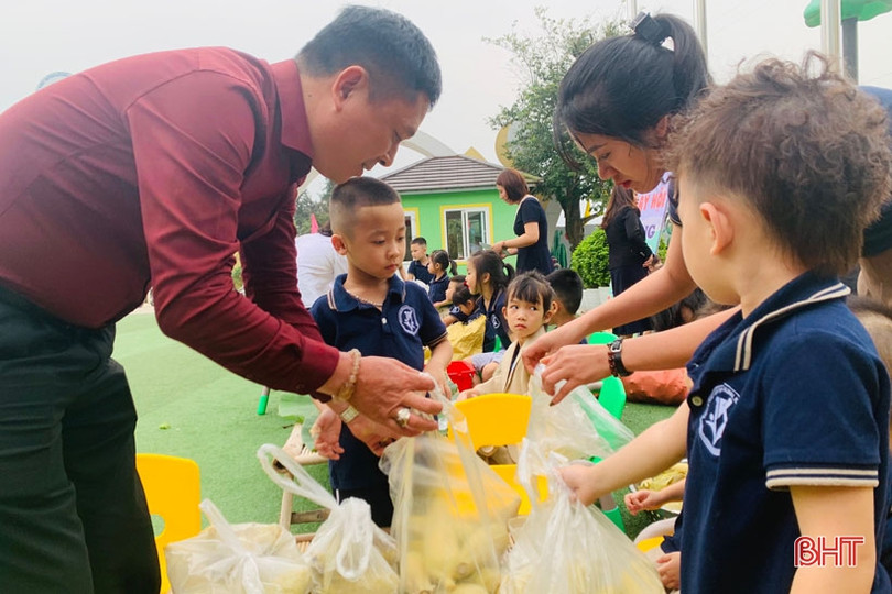 Ngày hội nông trại xanh” của các bé mầm non Trung Kiên