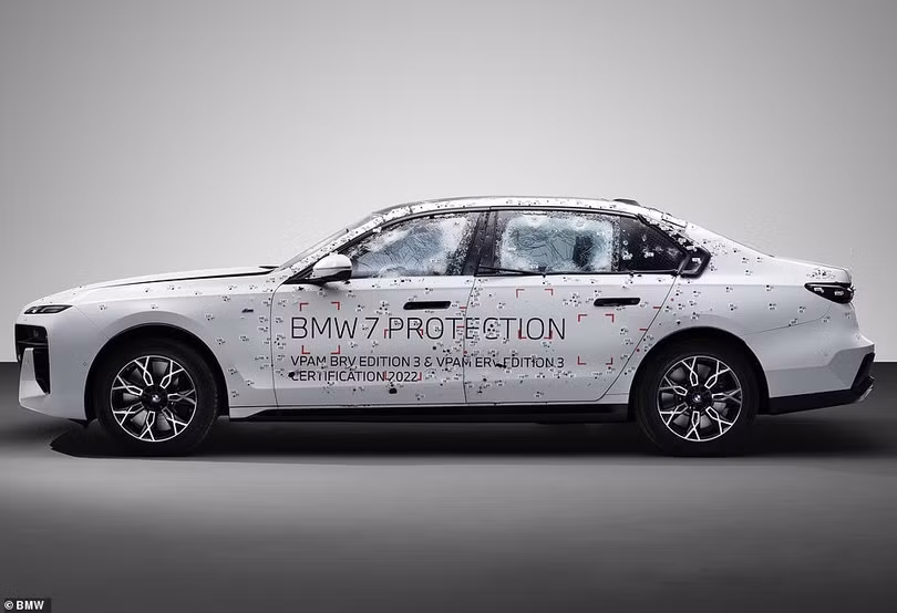 Mẫu xe điện bọc thép đầu tiên trên thế giới BMW i7 Protection