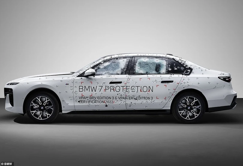 Mẫu xe điện bọc thép đầu tiên trên thế giới BMW i7 Protection