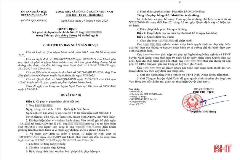 Phạt 15 triệu đồng, tước phù hiệu xe chở hàng quá quá tải trọng