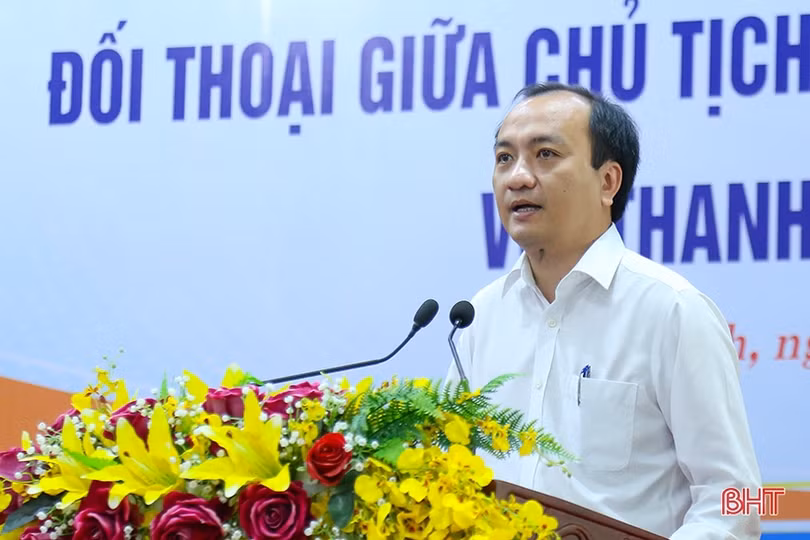 Lãnh đạo thành phố Hà Tĩnh đối thoại với đoàn viên, thanh niên