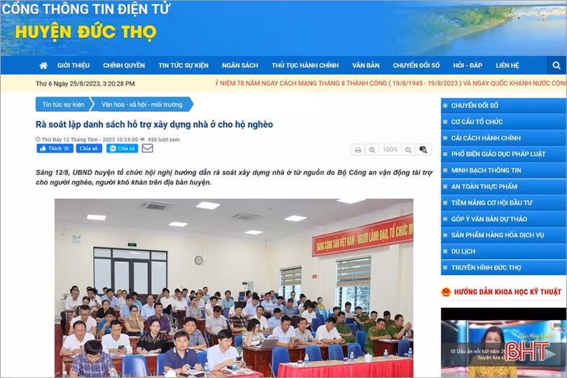 Chung tay vì người nghèo Đức Thọ và hiệu ứng từ công tác truyền thông