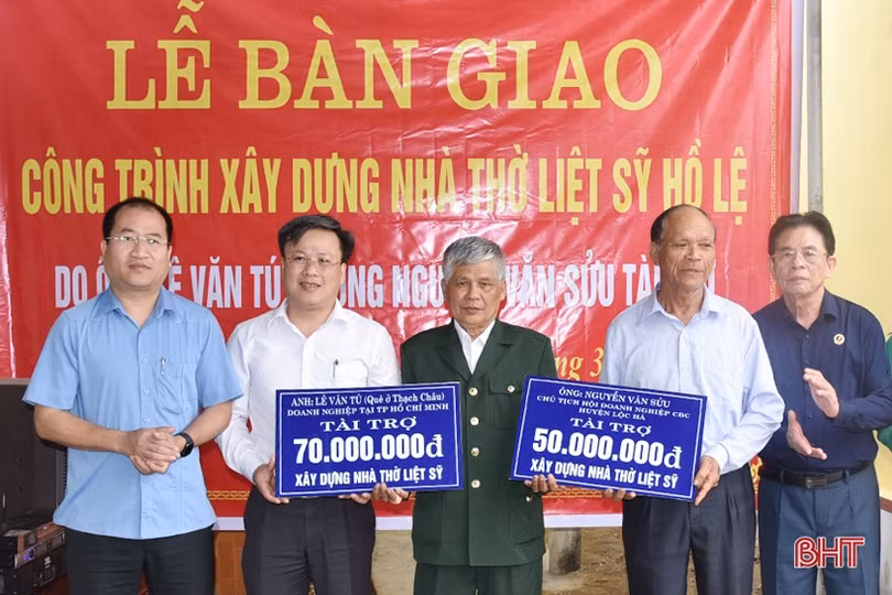 Lộc Hà chăm lo tốt cho người có công, gia đình chính sách