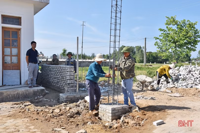 Lộc Hà huy động hơn 670 tỷ đồng xây dựng trường lớp để đạt “mục tiêu kép”