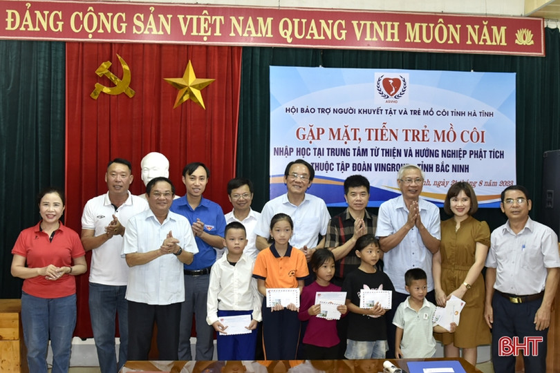 Thêm 6 trẻ em mồ côi Hà Tĩnh được Quỹ Thiện Tâm - Tập đoàn Vingroup “Chắp cánh ước mơ”