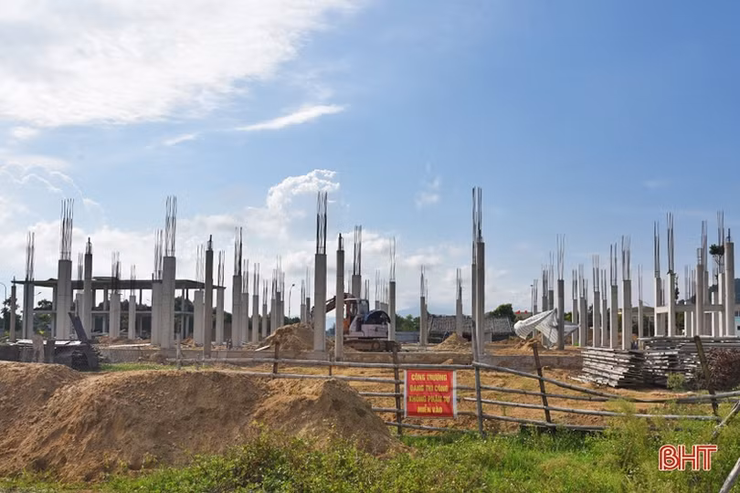 Lộc Hà huy động hơn 670 tỷ đồng xây dựng trường lớp để đạt “mục tiêu kép”