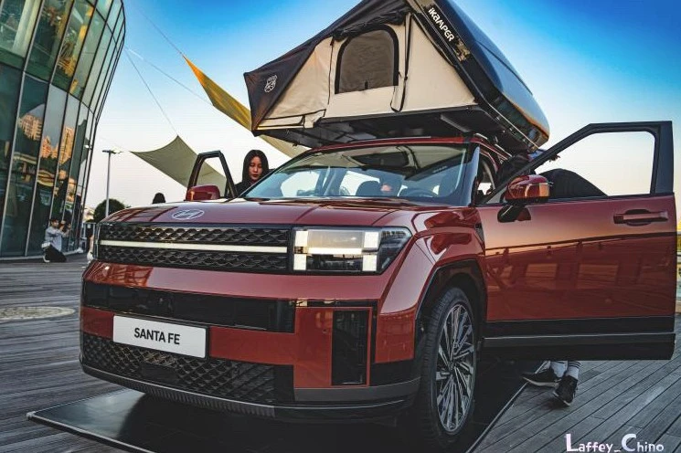 Khám phá chi tiết Hyundai Santa Fe 2024 ngoài đời thực cực ấn tượng