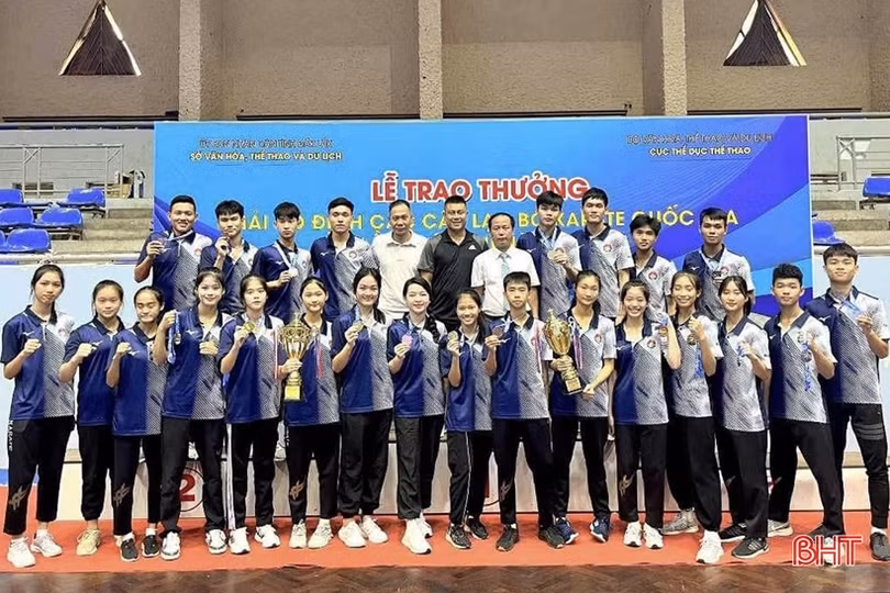 Hà Tĩnh giành 16 huy chương tại Giải Vô địch các CLB Karate quốc gia